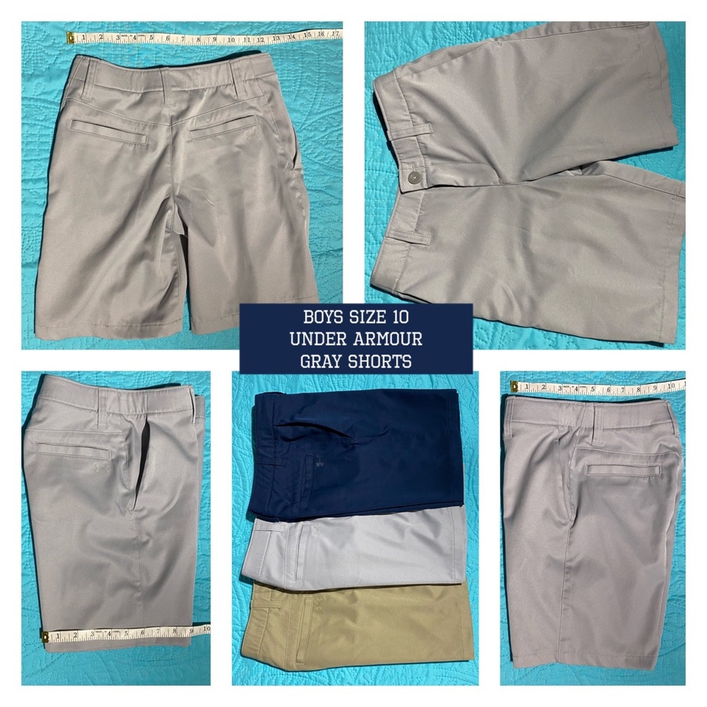 Boys Under Armour Gray Shorts
